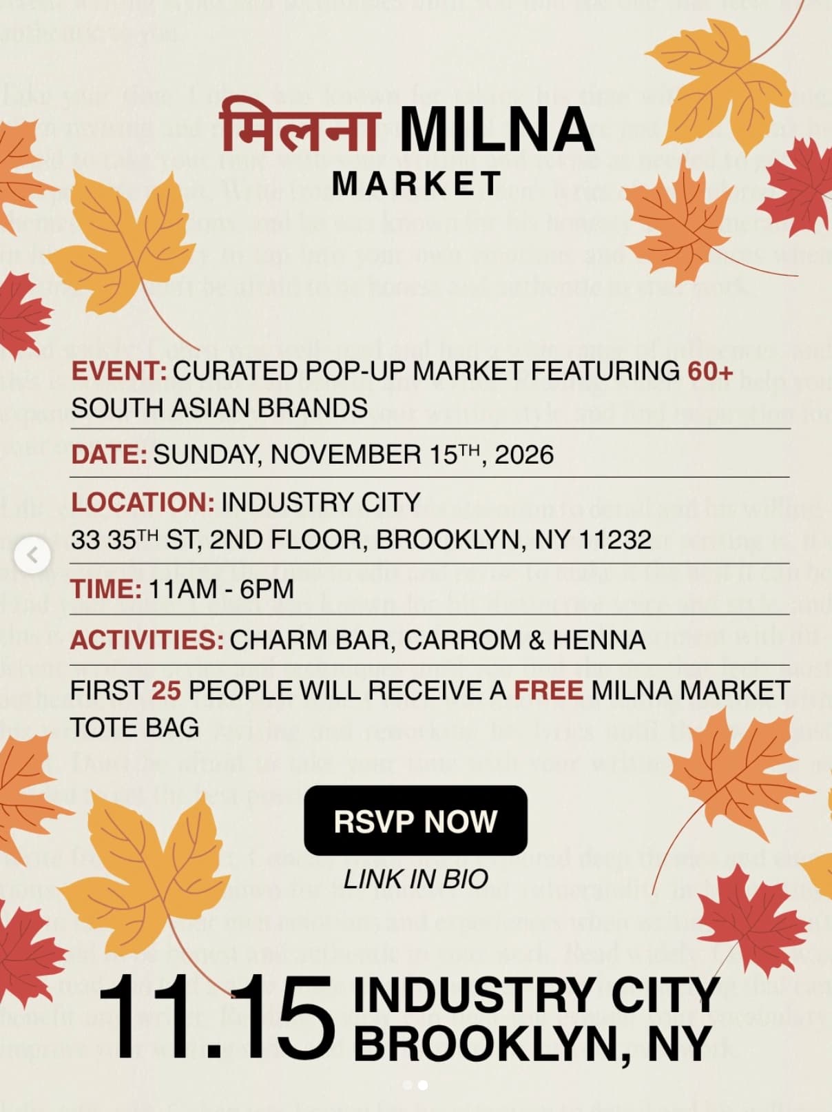 Milna Market Event